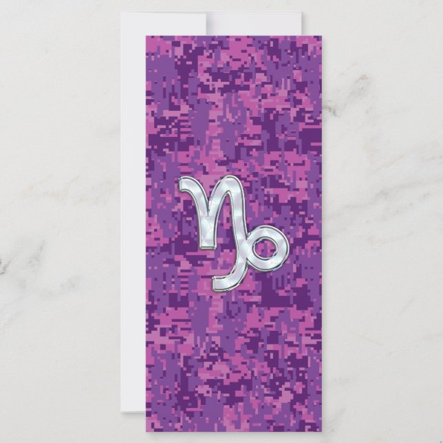 SYMBOLE Zodiaque Capricorne sur Camo numérique Fuc (Devant)