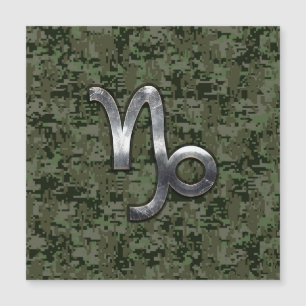 Symbole zodiaque de Capricorne Camouflage de Woodl