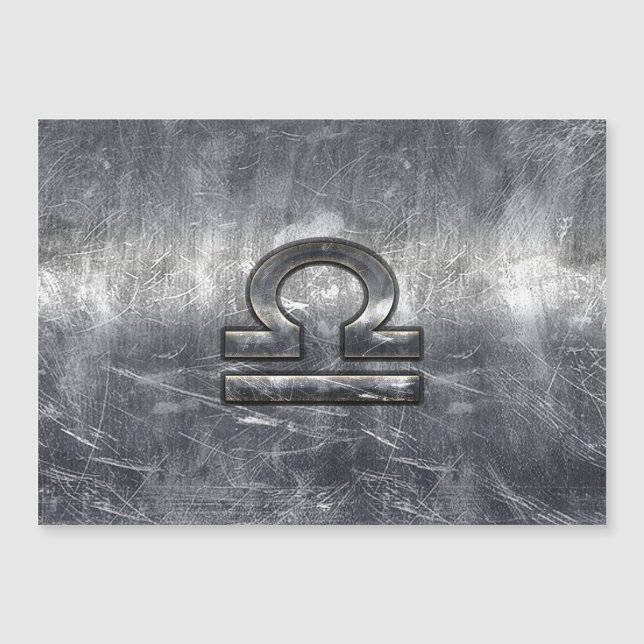 Symbole zodiaque de la bibliothèque de style métal (Devant)