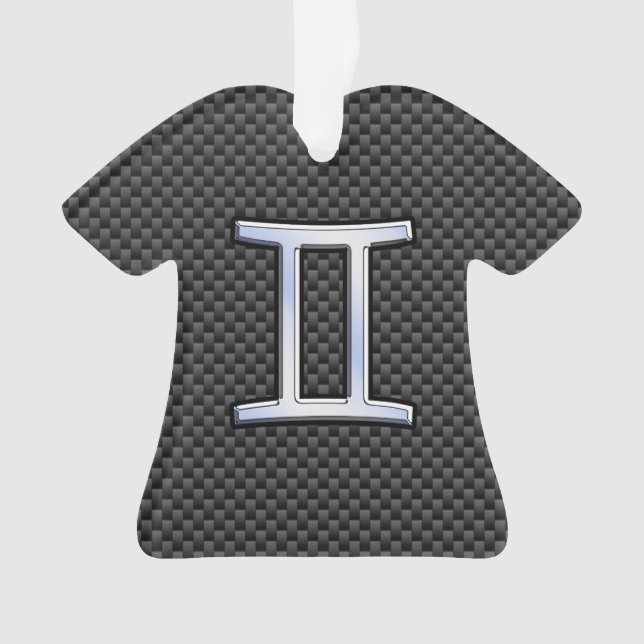 SYMBOLE Zodiaque Gemini Tissu Carbone au charbon d (devant)