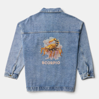 SYMBOLE Zodiaque Scorpio Veste Denim Femme
