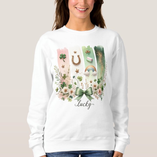 Symboles chanceux, Sweatshirt de la Saint-Patrick (Devant)