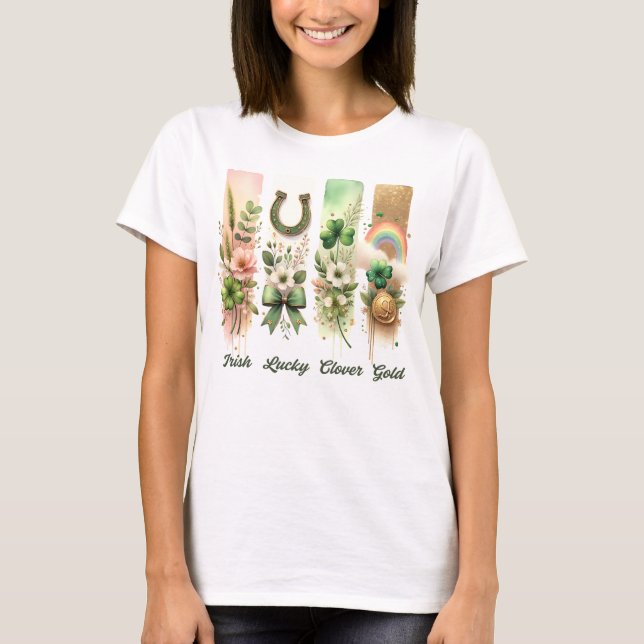 Symboles chanceux, T-shirt de la Saint Patrick (Devant)