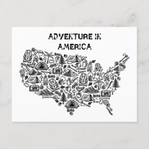 Symboles de carte Adventure In America