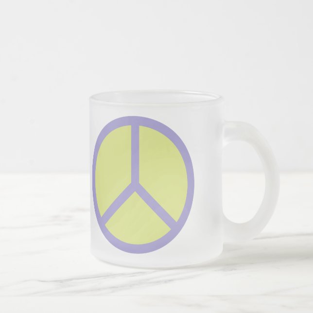 Symboles de paix colorés tasses (Droit)