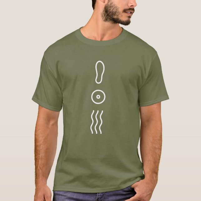 Symboles de triathlon design unique, T-Shirt pour  (Devant)