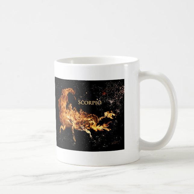 Symboles de zodiaque de tasse de Scorpion (Droite)
