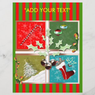 Symboles du prospectus de Noël