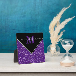 Symboles musicaux plaque personnalisée