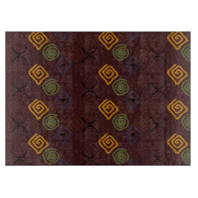 Symboles sur le bordeaux. Planche à découper (Devant)