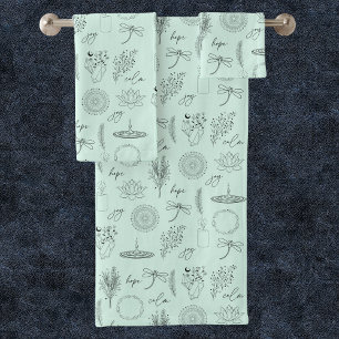 Symboles Tranquilles : Ensemble de serviettes insp