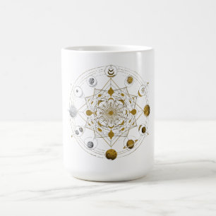 Symétrie cosmique – Mug Espace Mandala Céleste