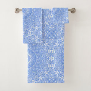 Symétrie Mandala Bleu Barbeau