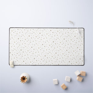 Sympa Amusant Genre Neutre Argent Star Motif Blanc