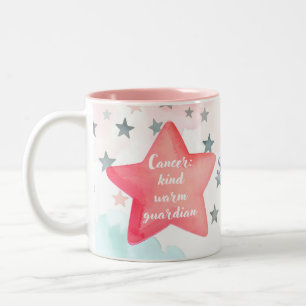 Sympa Cancer personnalisé Zodiaque Mug pour fille