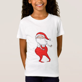 Sympa Dancing Santa Clause T-shirt de Noël