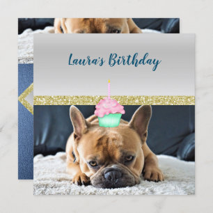Sympa French Bulldog Anniversaire INVITATION