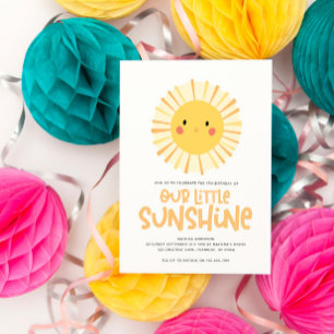 Sympa jaune soleil illustration fête d'anniversair
