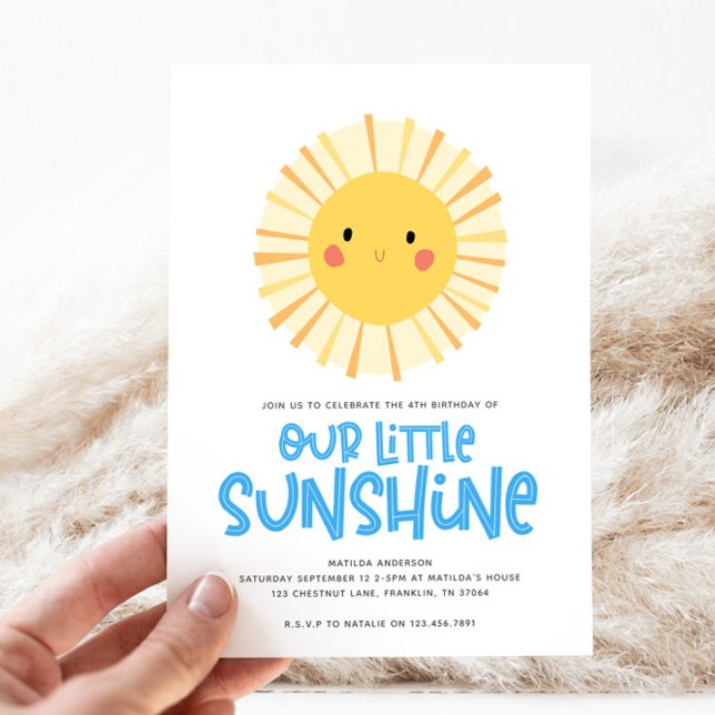 Sympa jaune soleil illustration fête d'anniversair (Créateur téléchargé)