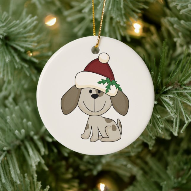 Sympa personnalisation chien ornement de Noël (Arbre)