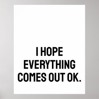 Sympa Poop Sign, Funny wall art Poster de la salle