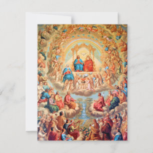 Sympathie funéraire espagnole Carte Sainte Merci