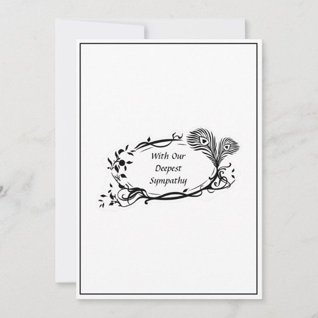 Sympathie la plus profonde Noir Flore Défilement S (Devant)