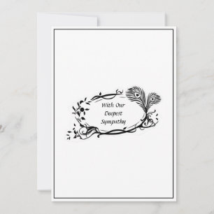 Sympathie la plus profonde Noir Flore Défilement S
