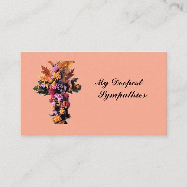 SYMPATHIE PERSONNALISABLE - CARTE FLORISTE (Devant)
