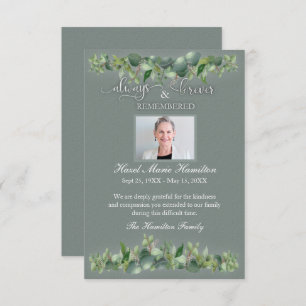 Sympathy Memorial Toujours pour toujours souvenir 