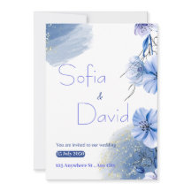 Symphonie d'amour sereine : Faire-part de mariage