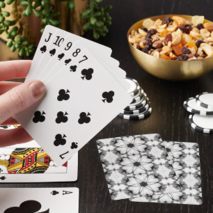 Symphonie de cartes de jeu classique de pétales
