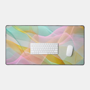 Symphonie Pastel de Rubans Flottants et Fluides