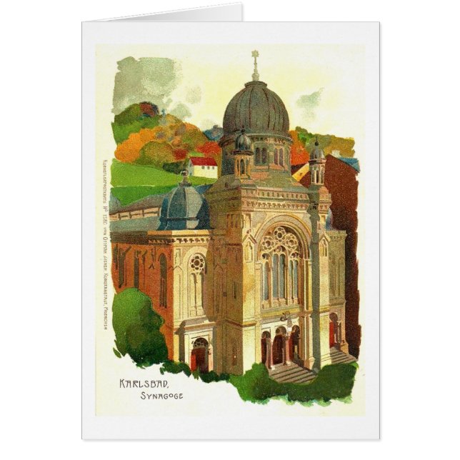 Synagogue Karlovy Vary (Karlsbad) (Devant)