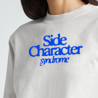 Syndrome du caractère latéral féminin T-shirt