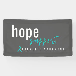 syndrome tourette. espoir soutien. Bannière