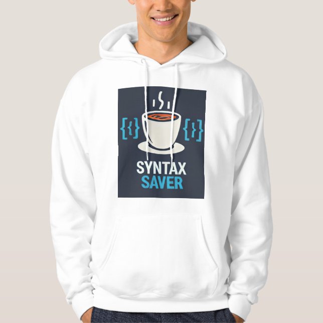 Syntax Saver Coffee & Code - Premium Pullover Hood (Devant)