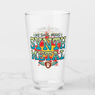 Synth Tumbler en verre d'âme métallique