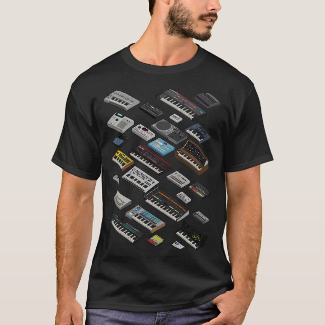 Synthesizer Fan Collection Classic T-Shirt (Devant)