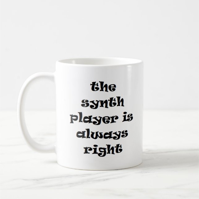 synthétiseur toujours droit tasse de café (Gauche)