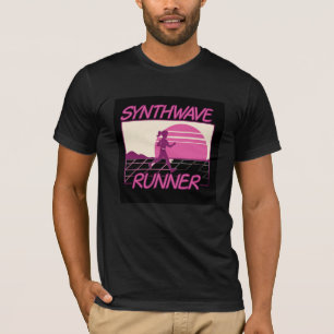 Synthwave Runner - Rétro Future Neon T-Shirt
