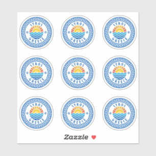 Syros Island, Grèce Sticker à pack multiple