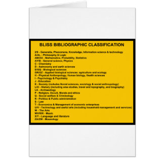 Système de classification bibliographique Bliss
