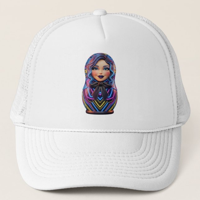 Système MCC : Casquette Cyber Matryoshka AI (Devant)