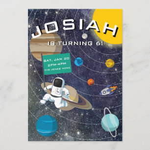 Système solaire, Invitation d'anniversaire de l'as