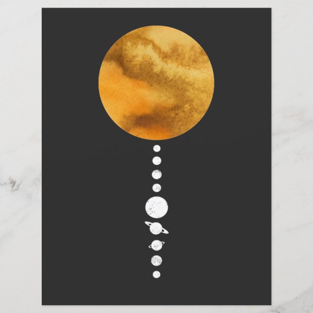Système solaire minimal (Devant)