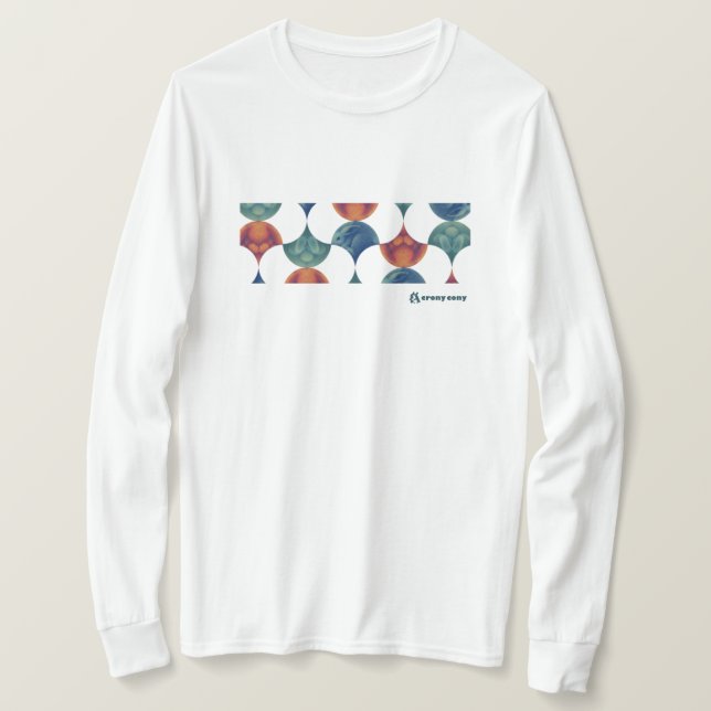 Tシャツ ウサギの扇模様 Tshirt - Rabbit Fan Pattern -  (Design devant)