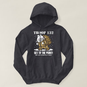 T132 — EN ARRIVE AU POINT ! Sweat à capuche