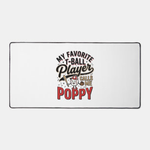 T-Ball Poppy Vintage Gravure Shirt Design_1
