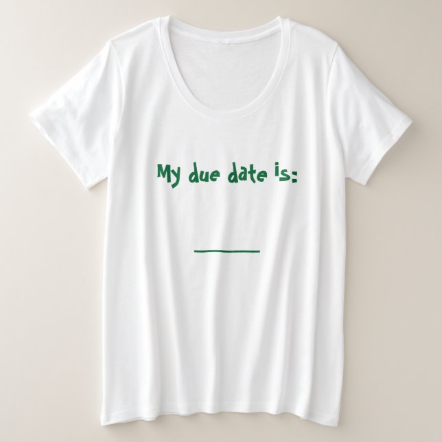 T. date d'échéance (Design devant)